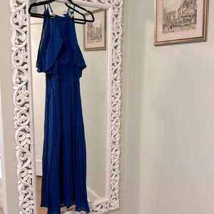 Bebe royal blue maxi dress